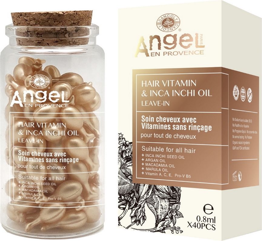 angel hair vitamin & inca inchi oil leave-in - 40 stk.