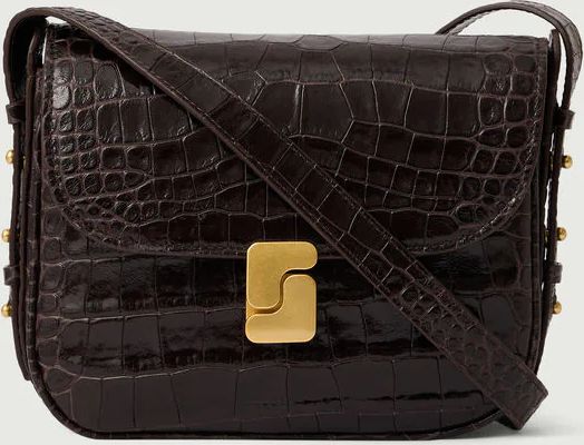 bellissima mini bag in croc-effect leather