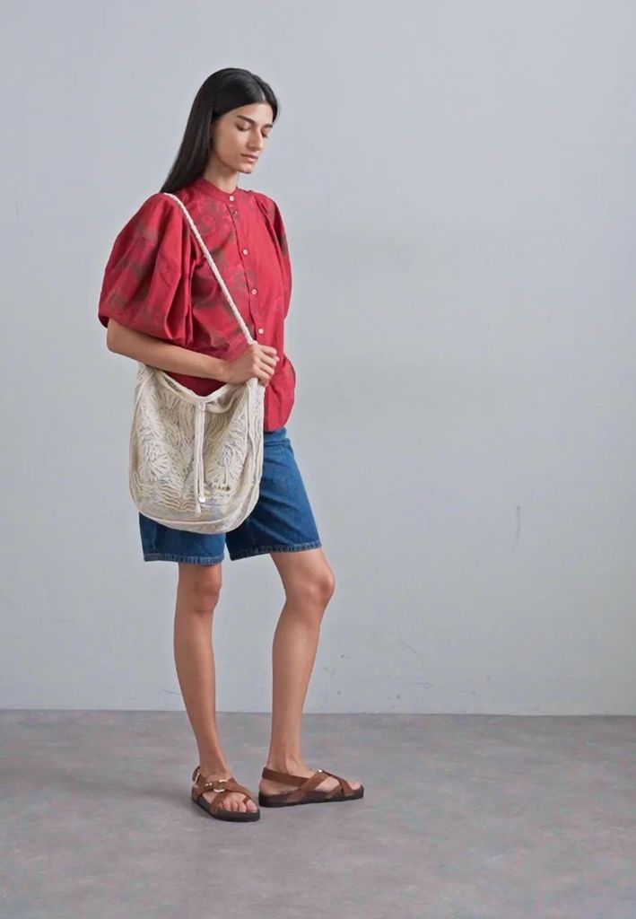 vanessa brunosac hobo - håndtasker - ecru