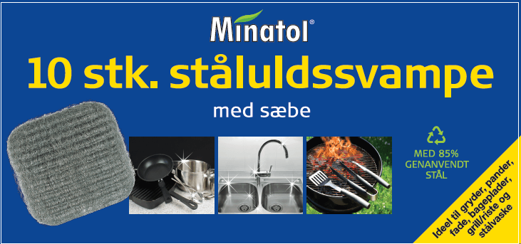 Ståluldsvamp 10stk