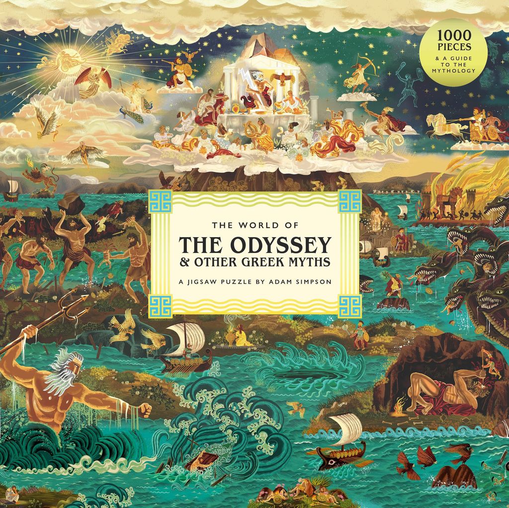 Laurence King The World of the Odyssey & Other Greek Myths 1000-Piece Jigsaw Puzzle