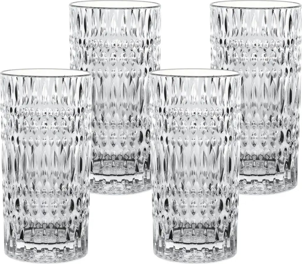 Nachtmann Highland Glas - 4 stk. - 44,5 cl - Krystalglas - Klar