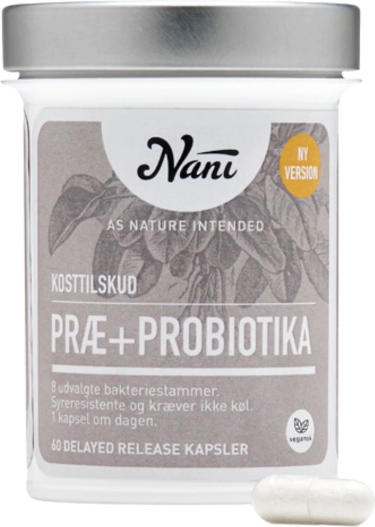 Nani - Præ+Probiotika - 60 kapsler