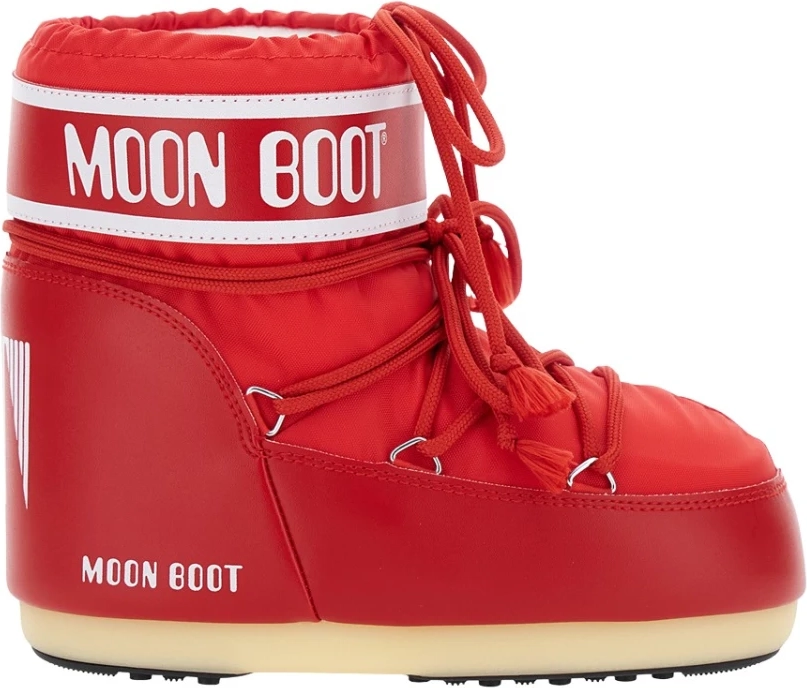 Moon Boot Icon Low Nylon Boots - Red