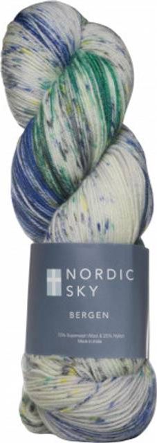 Nordic Sky Bergen Håndfarvet Garn 08