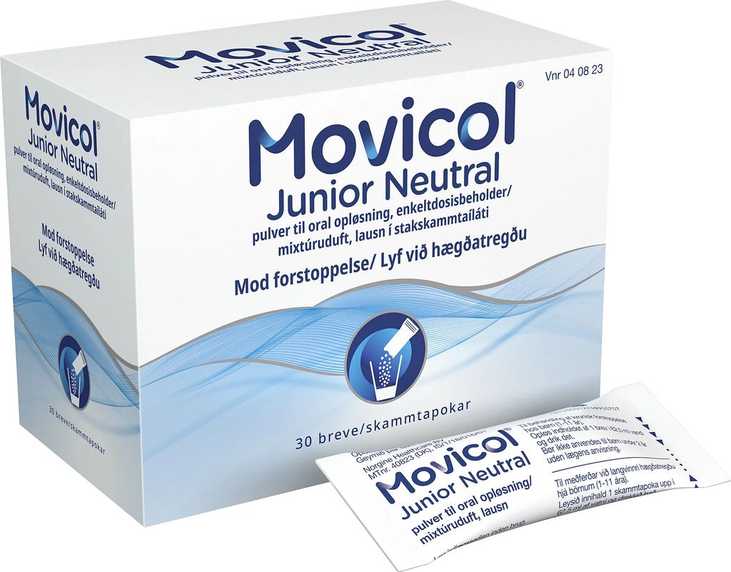 movicol junior pulver oral opløsning (30 breve)