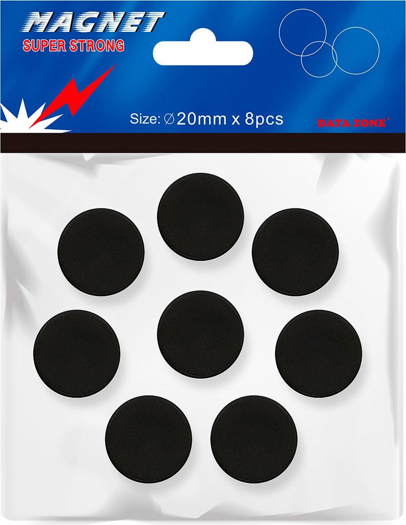 Büngers Magnet 20mm 8/set black