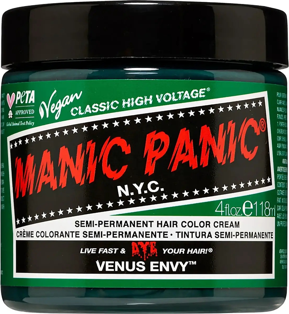 Manic Panic Semi-Permanent Hair Color - Green - 118 ML