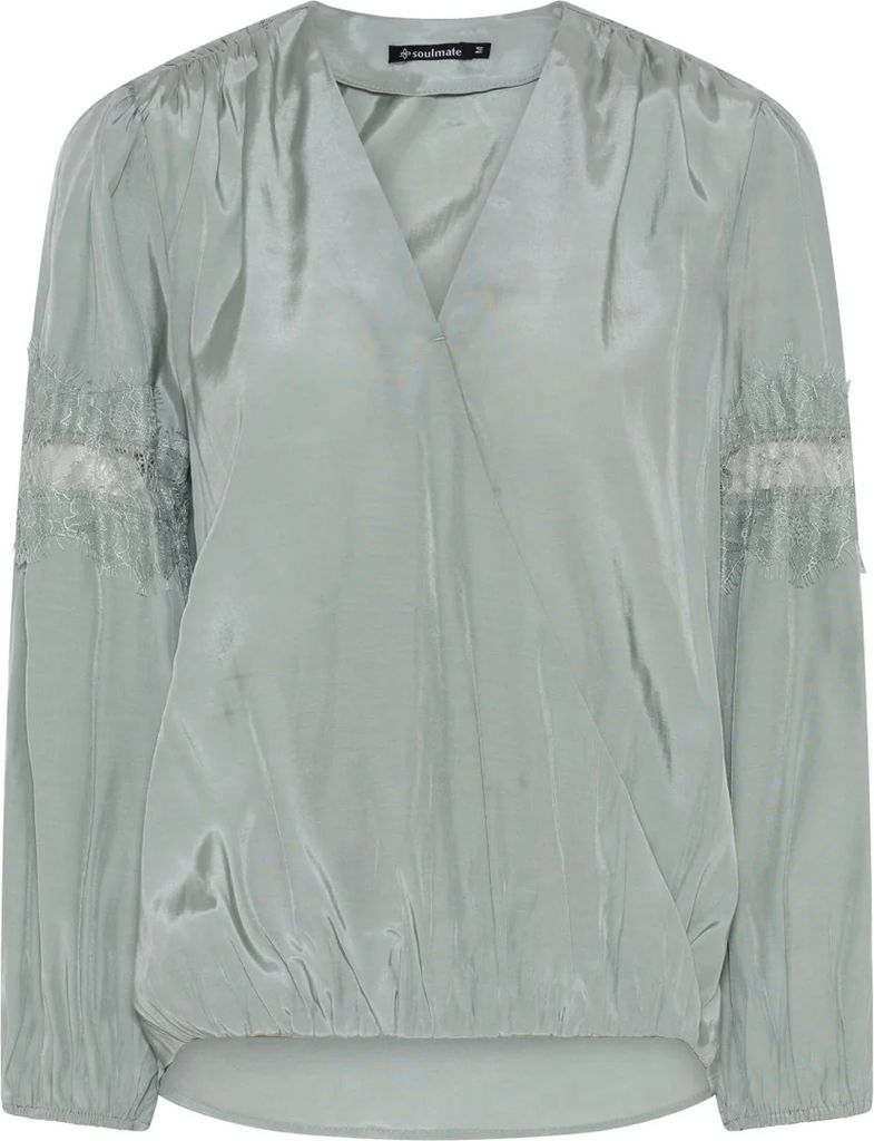 soulmate penne bluse grøn
