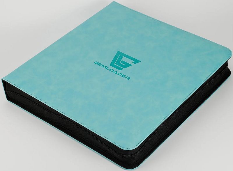 Premium 12-Pocket Toploader Binder Tiffany Blue