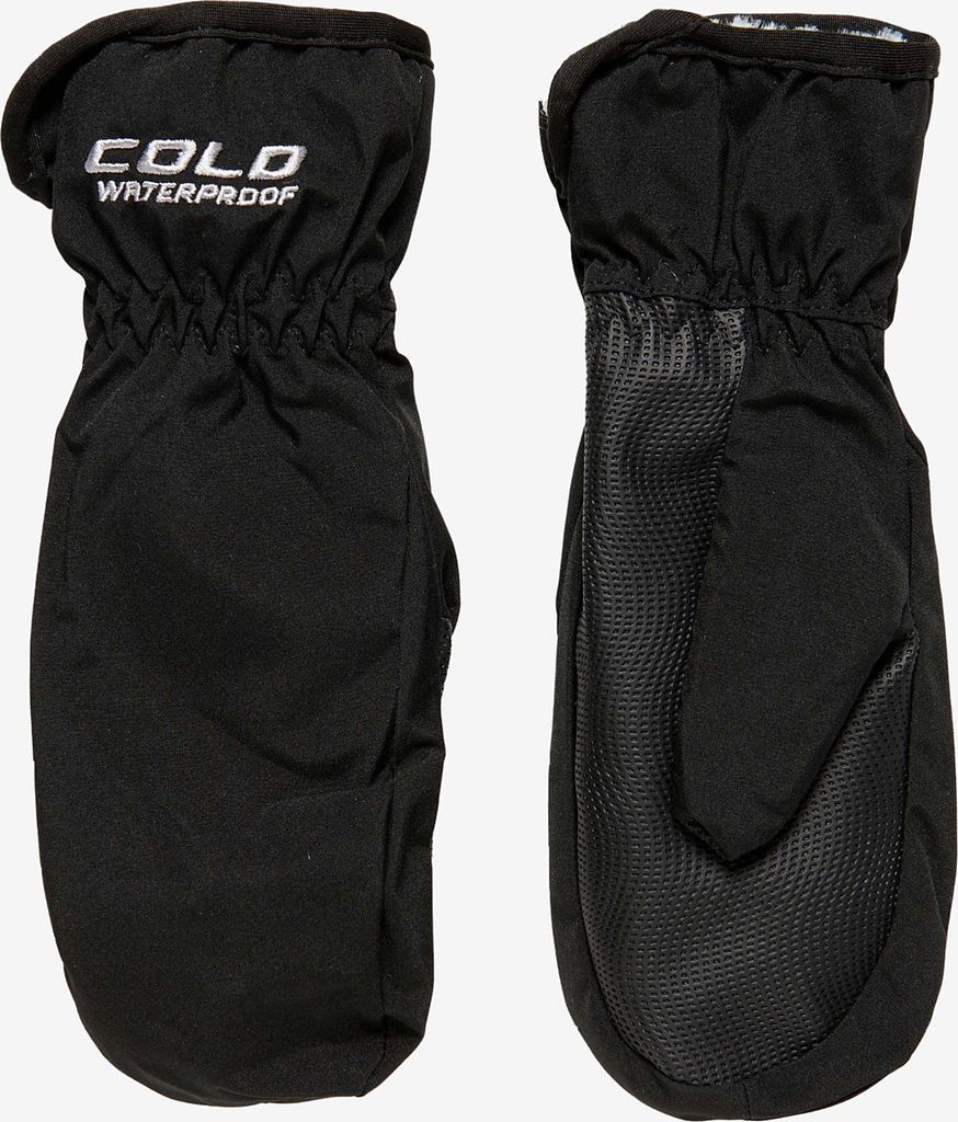 COLD Soft Shell Mitten Jr - Black - 6-7