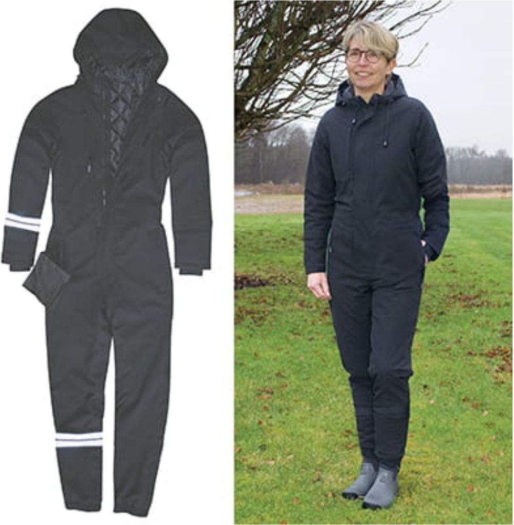 Ryom Flyverdragt med stretch sort