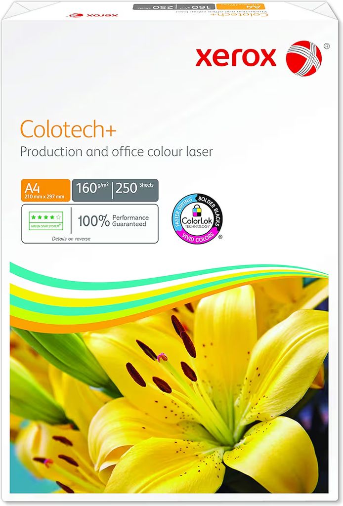 xerox colotech+ kopipapir, a4/300g/125 ark