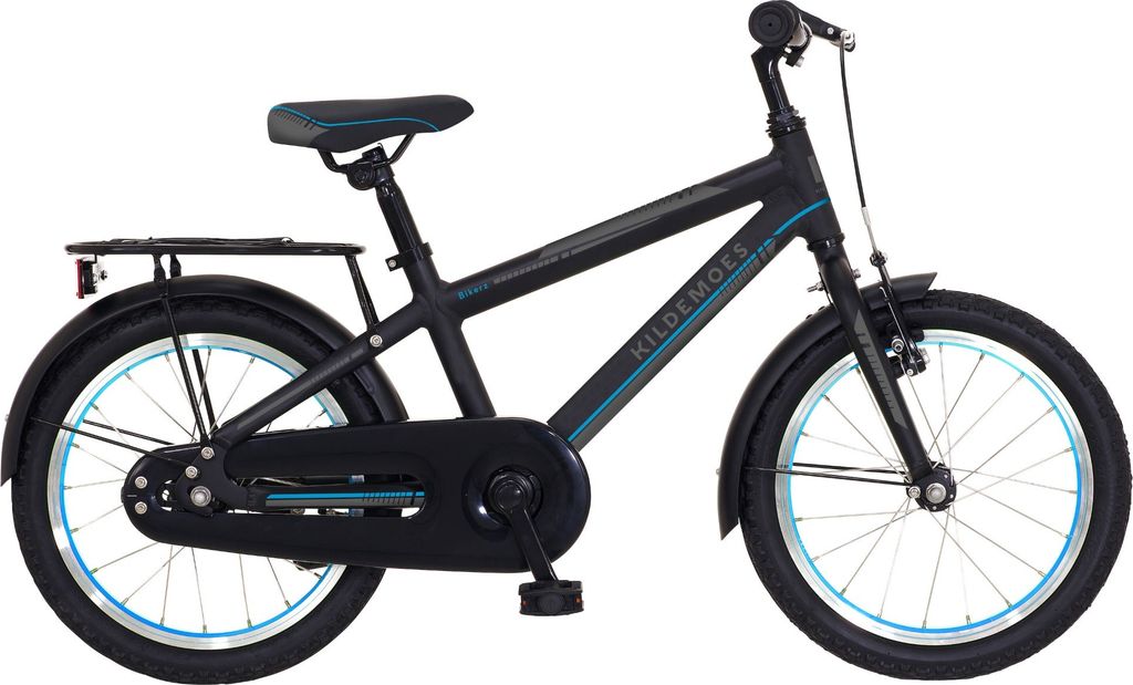 TILBUD | Kildemoes Bikerz 18" Børnecykel Sort / Blå 28