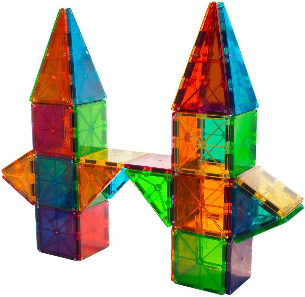 magna-tiles clear colours 100 pcs clear colours