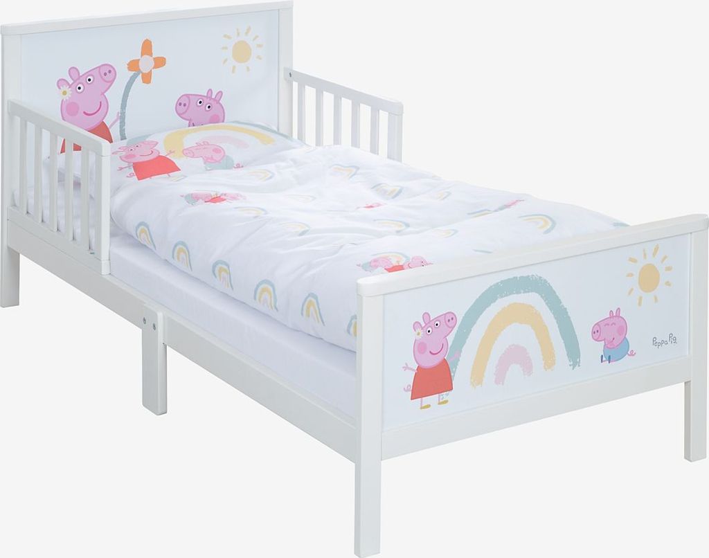 ROBA Toddler-Complete Bed Peppa Pig - White - 75X 145X 63CM