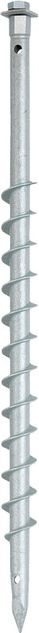 hortus jordskrue galvaniseret stål ø25 x 750 mm