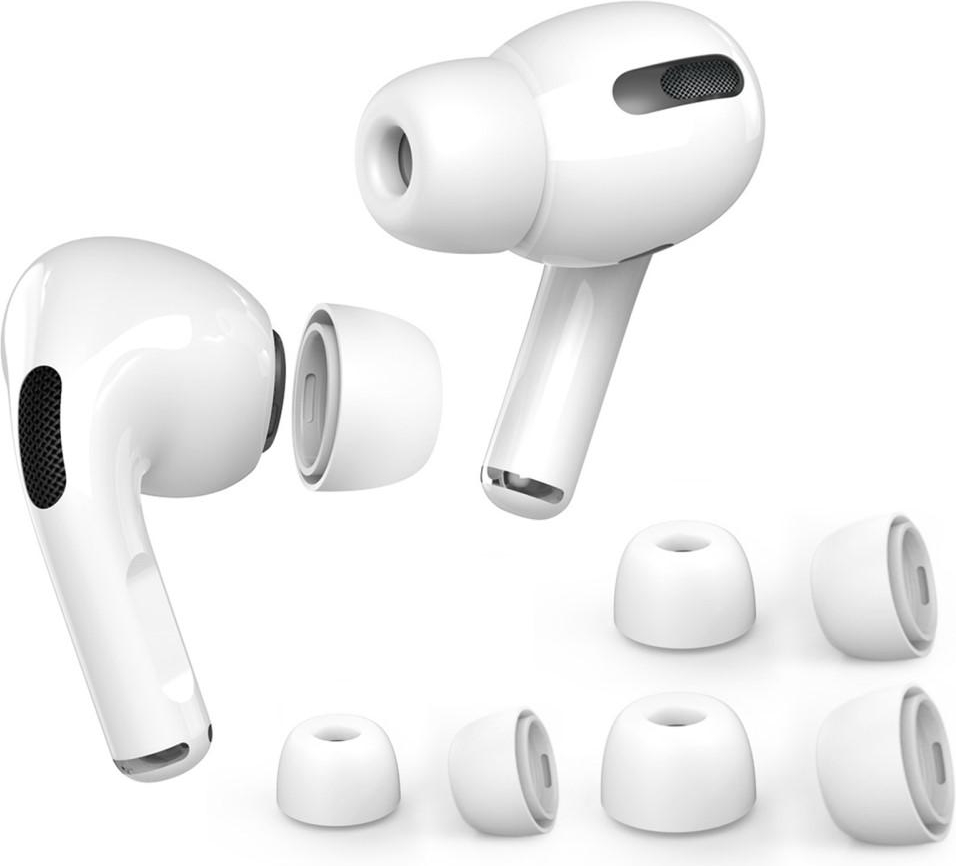 AirPods Pro (1. & 2. Gen.) AHASTYLE Ørepropper - 3 Par - S / M / L - Hvid