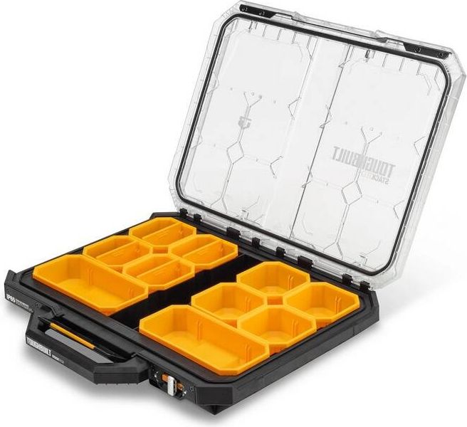 ToughBuilt StackTech TB-B1-O-10 Organiseringboks med 10 Rum - Sort