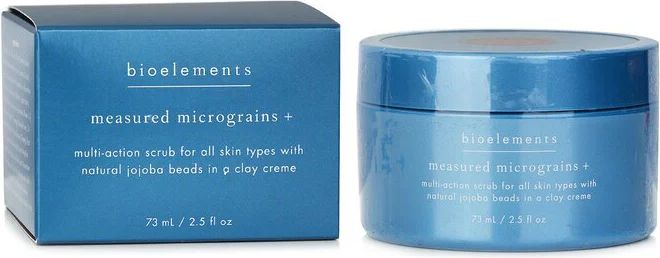 bioelements measured micrograins - gentle buffing facial scrub (for all skin types) th116 73ml