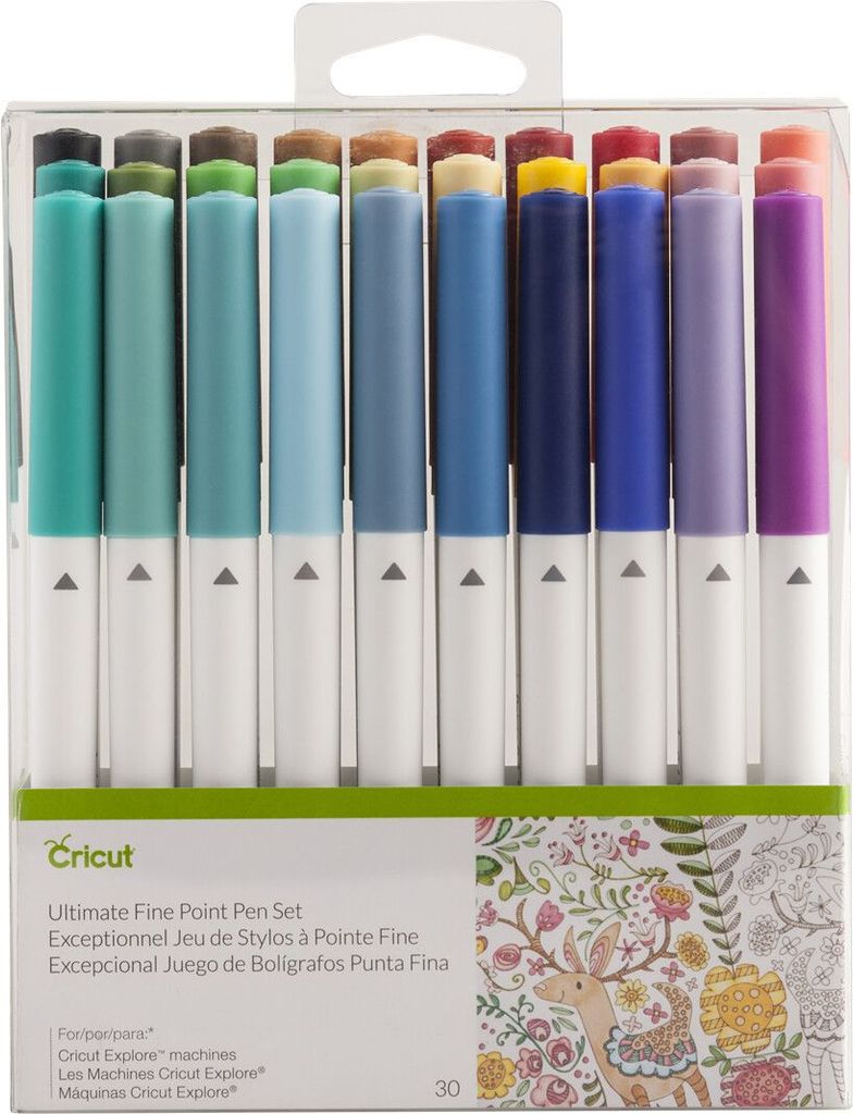 Cricut Fine Point Pen Sæt 30-pak