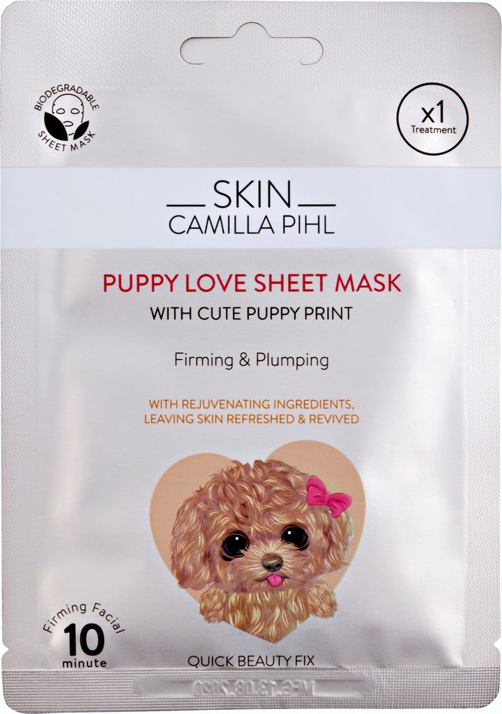 puppy love sheet mask
