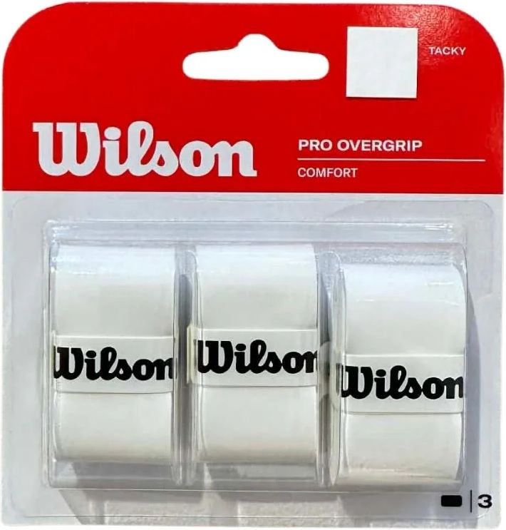 Wilson Pro Overgrip (3-pak, White)