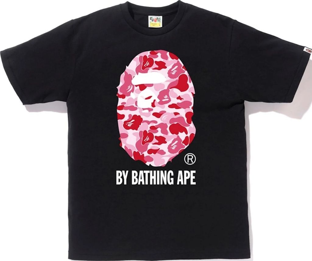 BAPE ABC By Bathing Tee Black/Pink