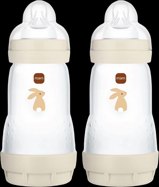 mam easy start anti-colic sutteflaske neutral (2x260 ml)