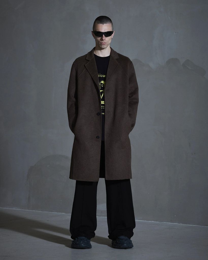 HAN Kjøbenhavn Diamond-Detailed Coat - Brown - 46