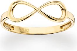 scrouples - ring 8 kt. uendelighedstegn - model nr.: 709673