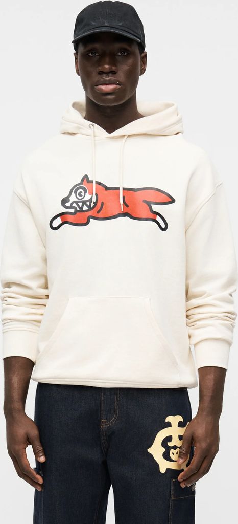 running dog popover hood - hættetrøje - off white
