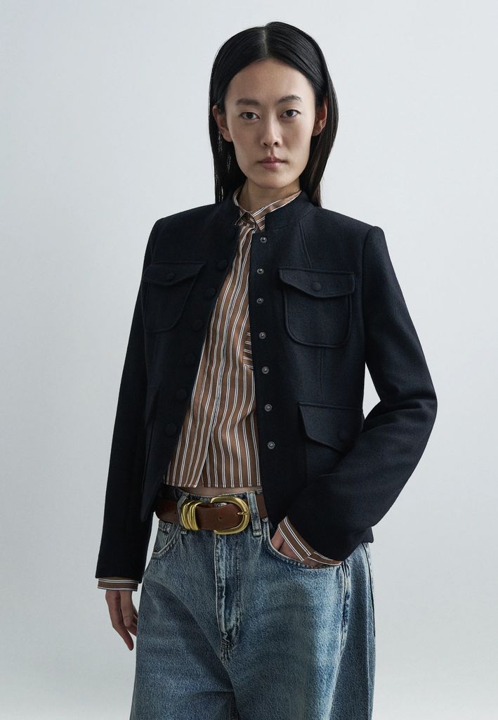 mercer - light jacket - black