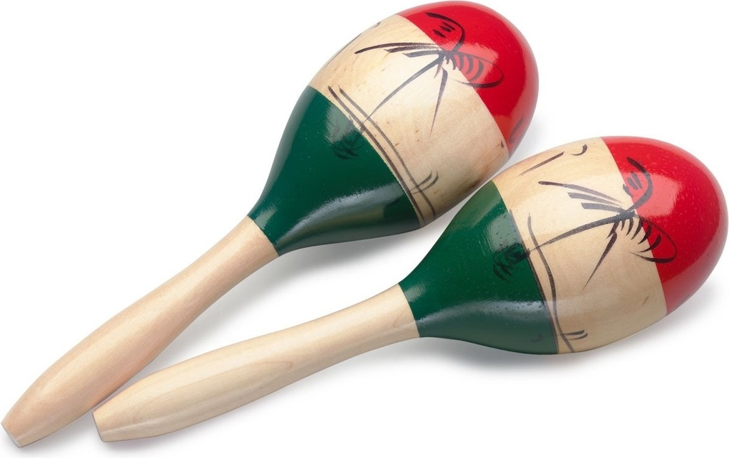 stagg 26cm wood maracas, mexican