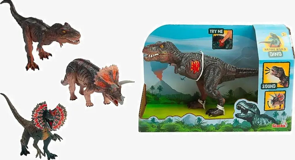 Simba Toys Simba Toys Dinosaur With Sound - Multi/patterned - ONE SIZE
