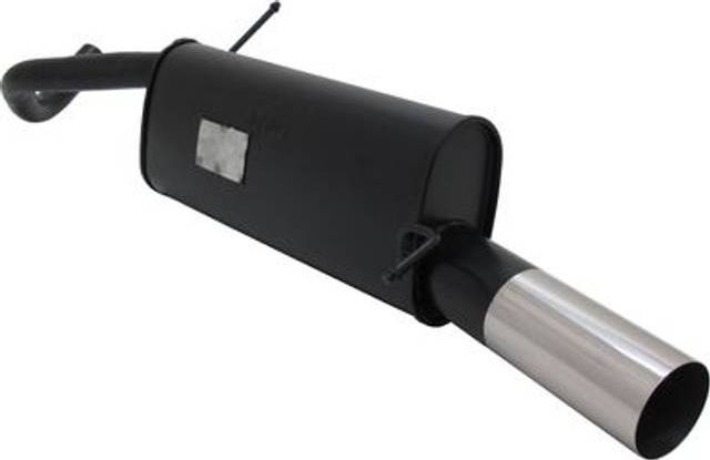 Novus Novus Sportendschalldämpfer 1x90mm RL-Design für VW Polo 6R mit R-Heck