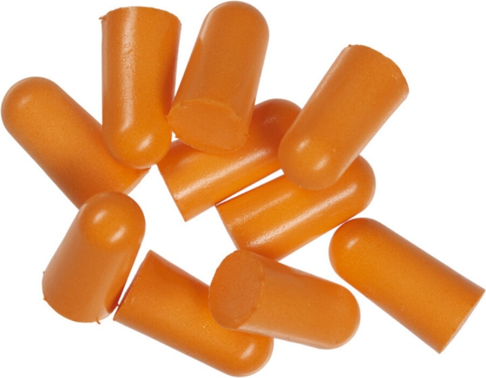 BeeFree Onesize 5-Par Öronproppar Orange
