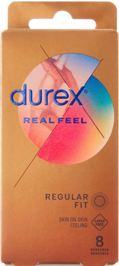 durex real feel kondomer8 stk - medicinsk udstyr