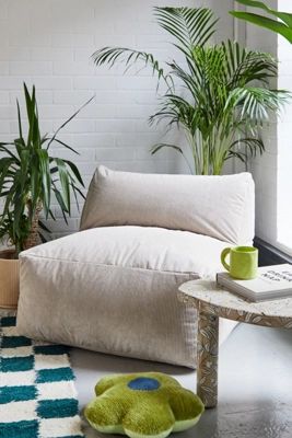 icon natural tetra bean bag seat
