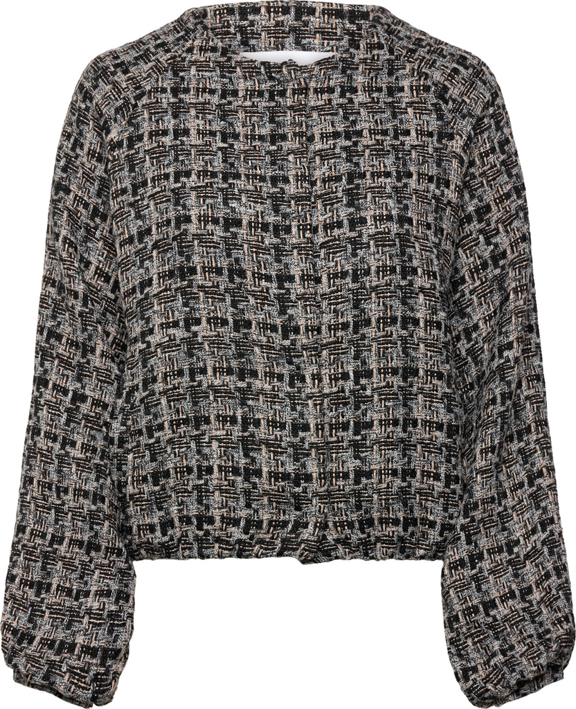 Saint Tropez Macysz Jacket Multi Patterned - Sort