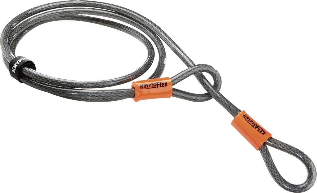 Kryptonite Looped Kabel Kryptoflex 410 Kædelås 10mmx120cm - Cykellås