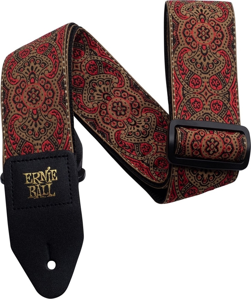 Ernie Ball Crimson Paisley Jacquard Strap