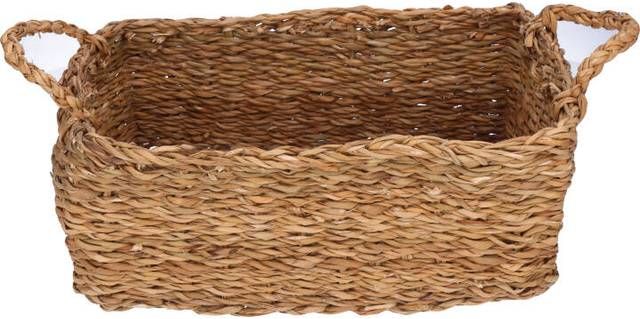 Excellent Houseware Seagrass Basket 32x23x13 cm Kurv