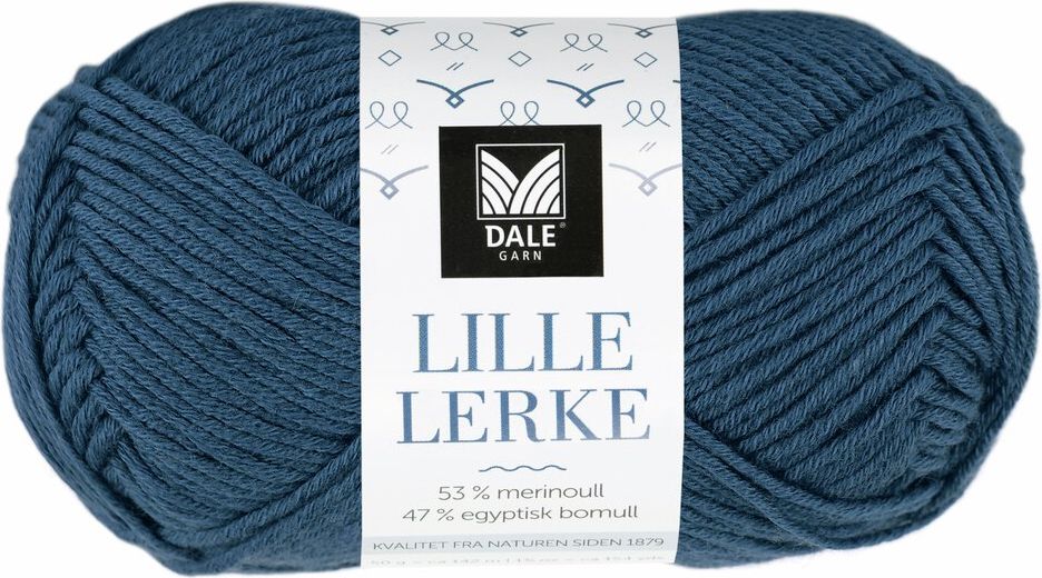 Dale Garn Lille Lerke Denimblå 142m