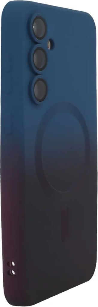 Enkay Samsung Galaxy A57 Gradient Silikone Bagsidecover Blå Sort