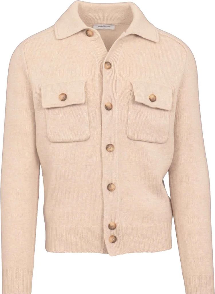 gran sasso strik cardigan cream