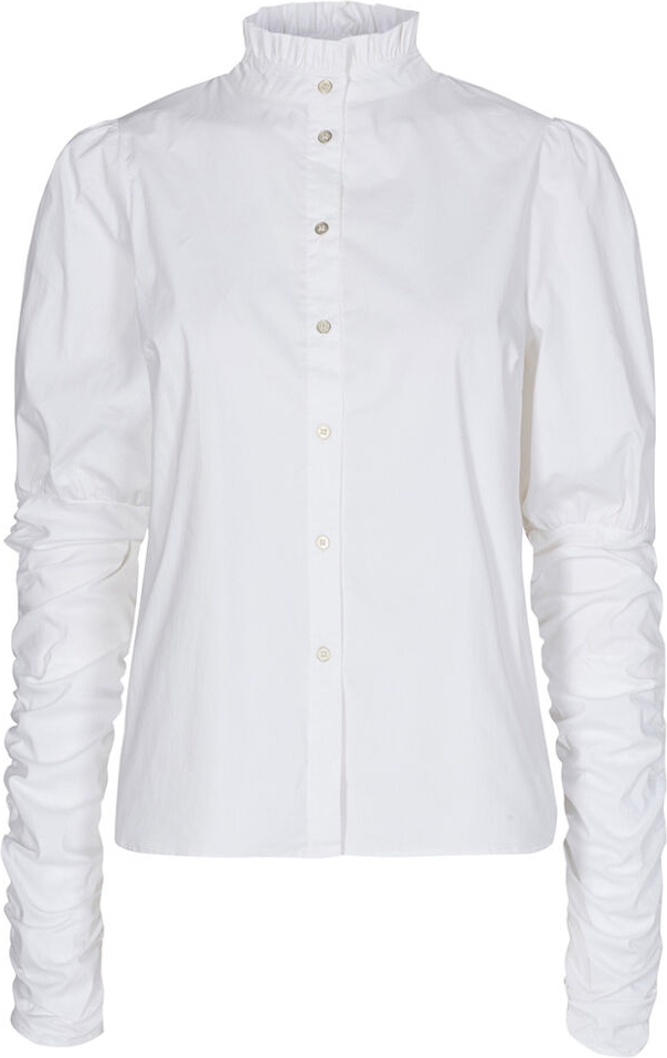 sanna puff shirt, whit