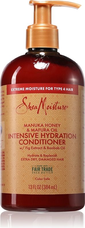 shea moisture manuka honey & mafura oil fugtgivende balsam til tørt og skadet hår