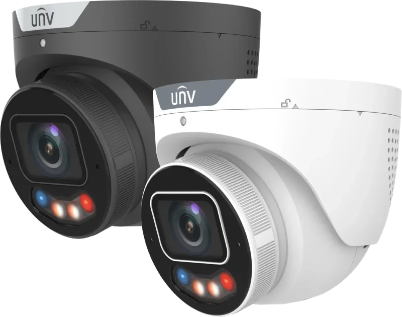 uniview 8mp owlview+ hybrid-turret vf mic/spk/lys