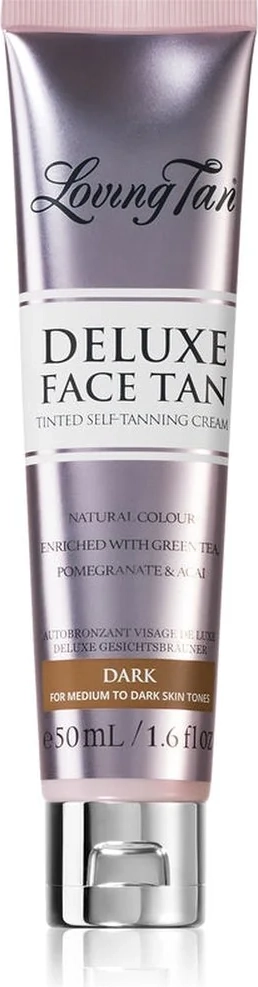 Loving Tan Deluxe Self-Tanning Face Cream Medium Color 50ml